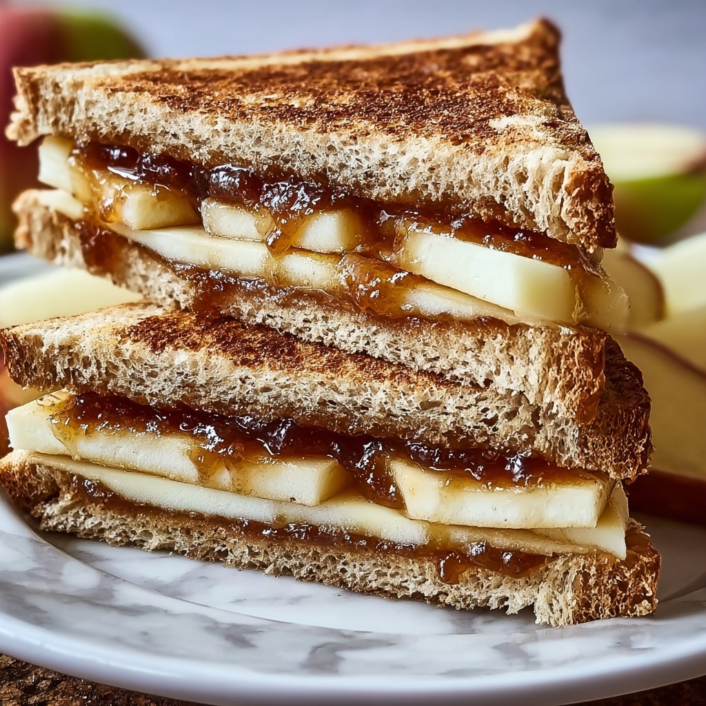 Apple Butter Brie Grilled Cheese Recipe - Recipe Image