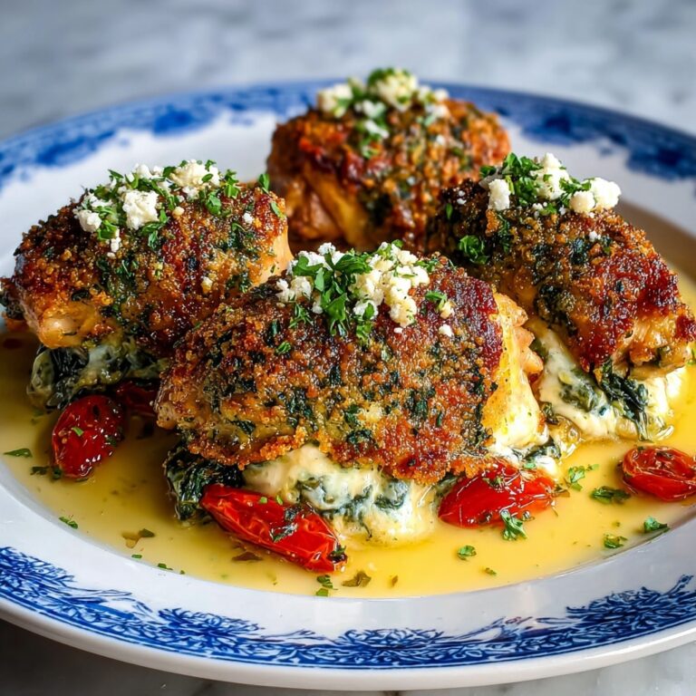 Herbed Ricotta Stuffed Chicken Rolls Recipe