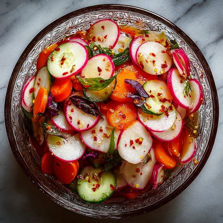 Fridge Pickled Radish and Vegetables Recipe