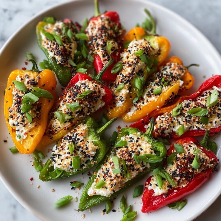Everything Bagel Stuffed Mini Peppers Recipe