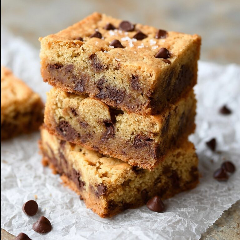 Salted Brown Butter Blondies Recipe