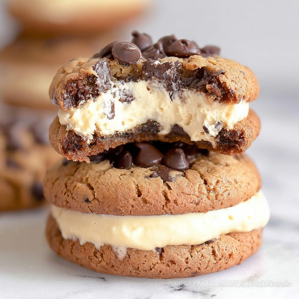 Chocolate Chip Cookie Cups with Cheesecake Filling Recipe - Recipe Image