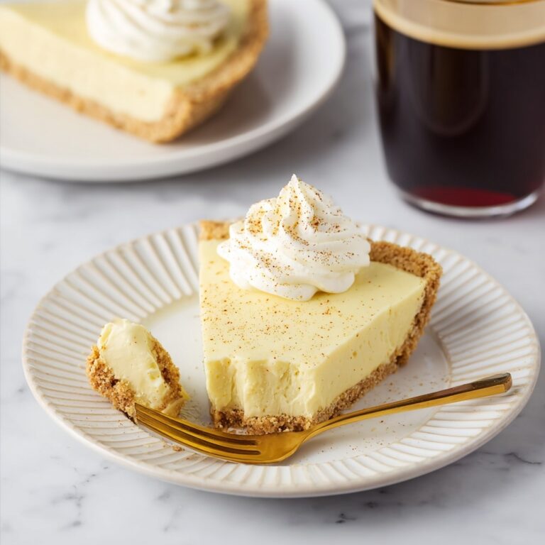 Eggnog Pie (No-Bake) Recipe