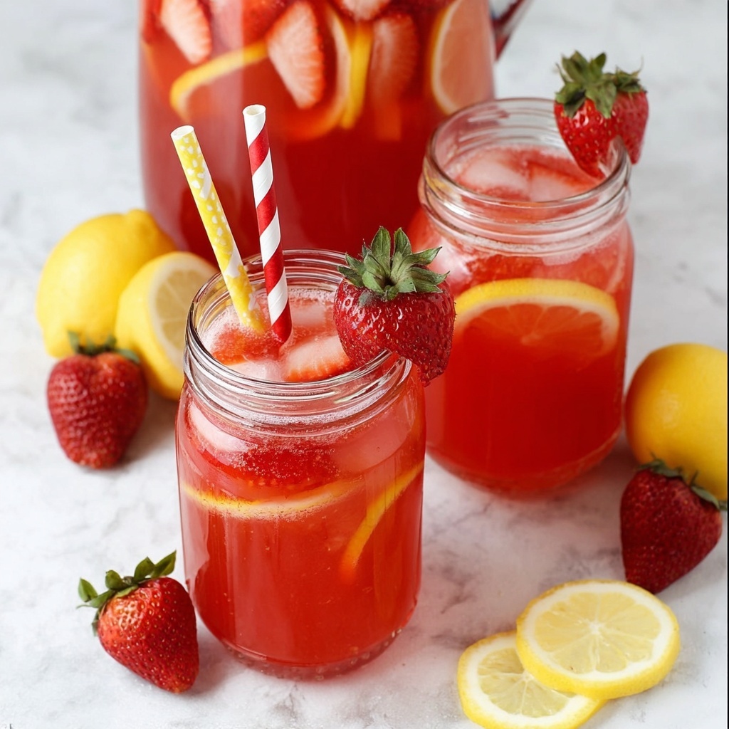 Strawberry Sweet Tea Recipe - Recipe Image