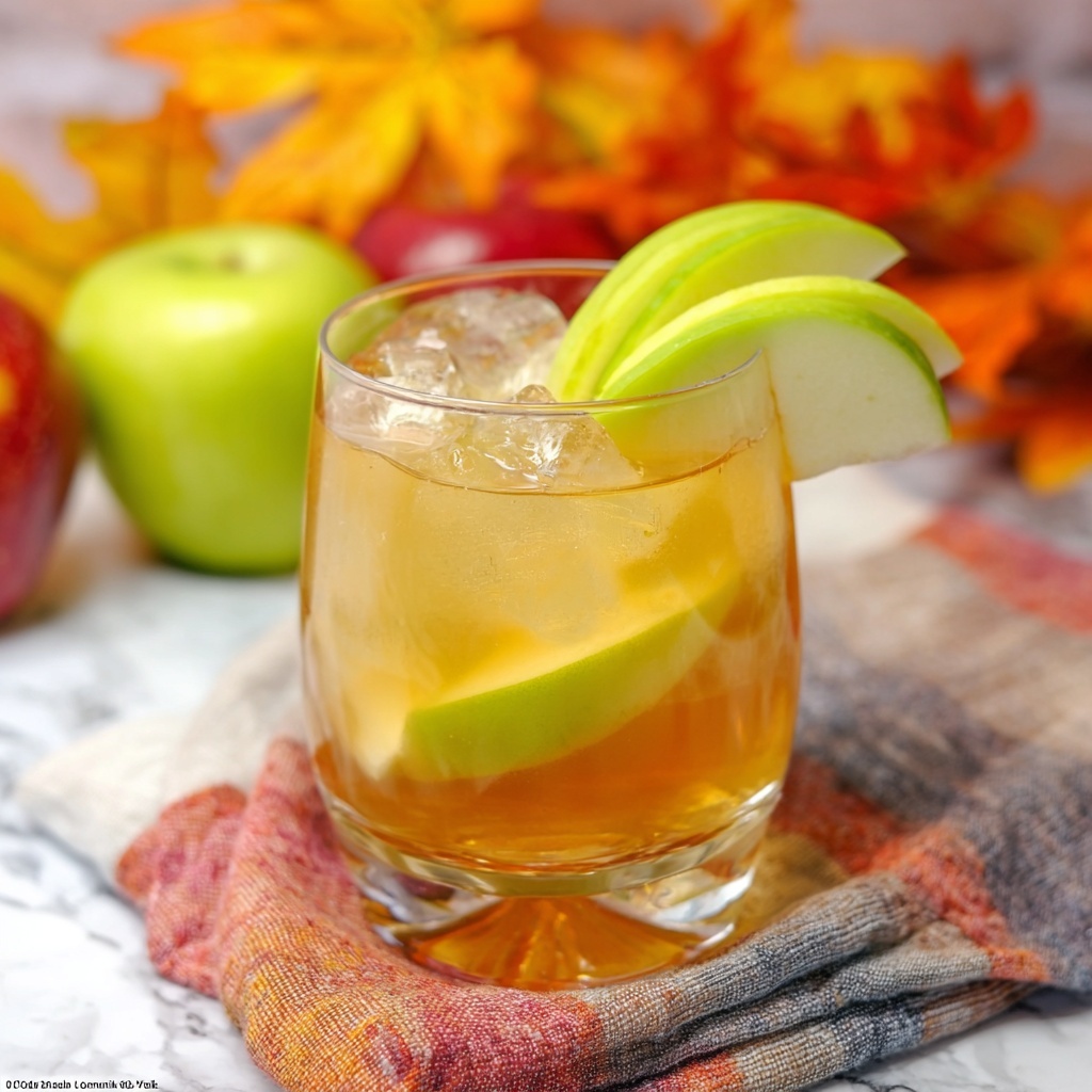 Apple Cider Bourbon Cocktail Recipe - Recipe Image