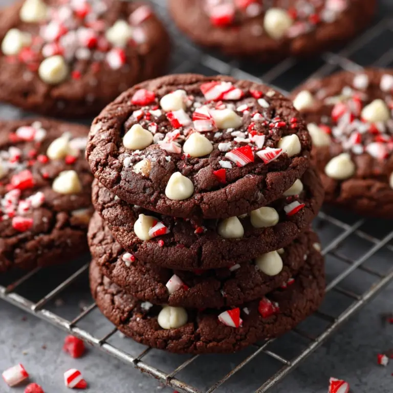 Peppermint Hot Chocolate Cookies Recipe