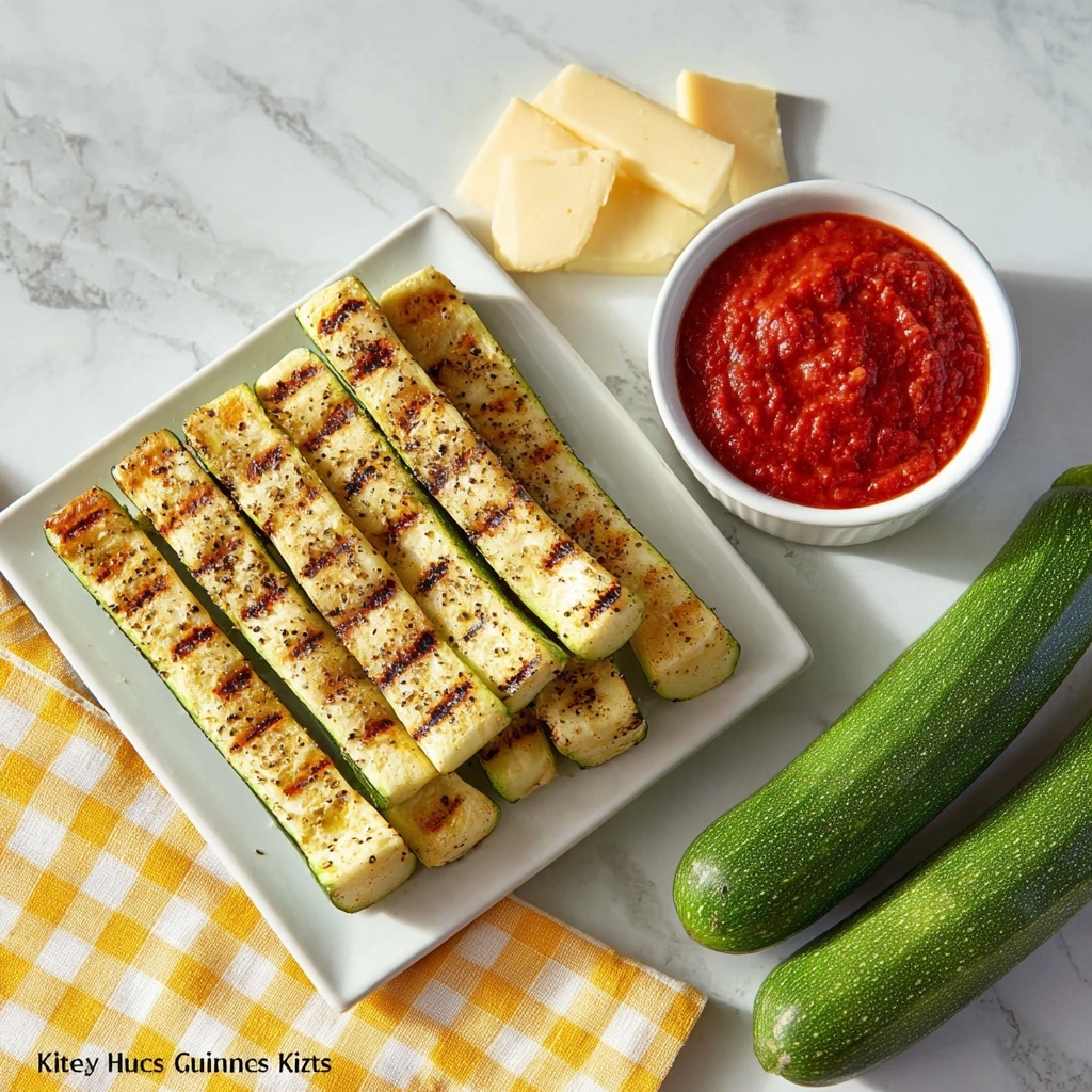 Baked Zucchini Spears with Garlic, Parmesan, and Oregano Recipe - Recipe Image