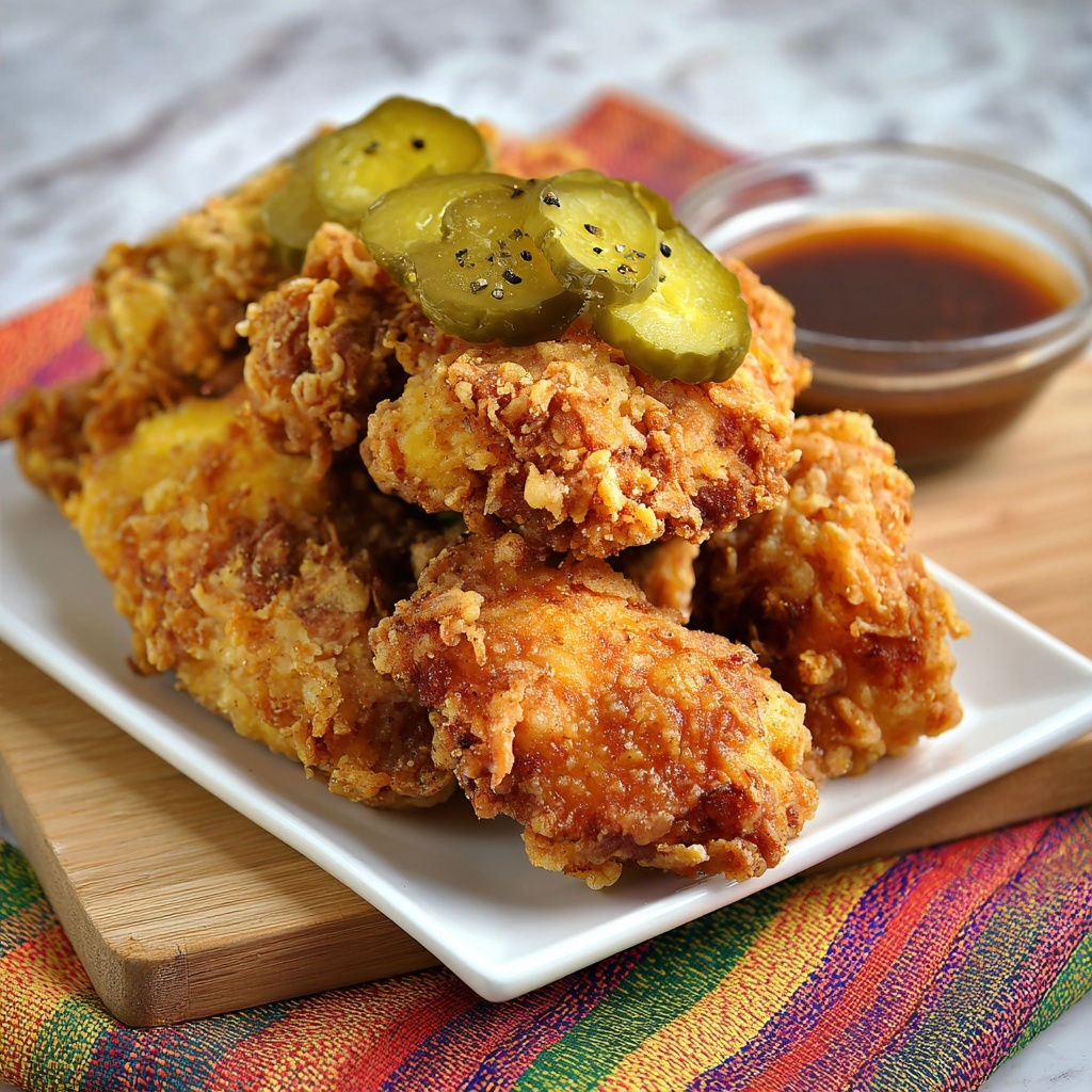Nashville Chicken Tenders with Spicy Hot Sauce Recipe - Recipe Image