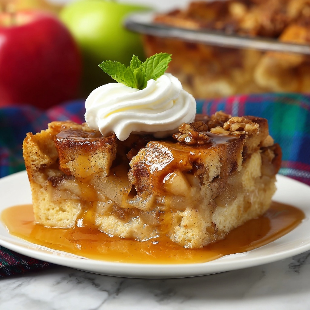 Apple Bread Pudding with Fresh Gala Apples and Warm Spices Recipe - Recipe Image