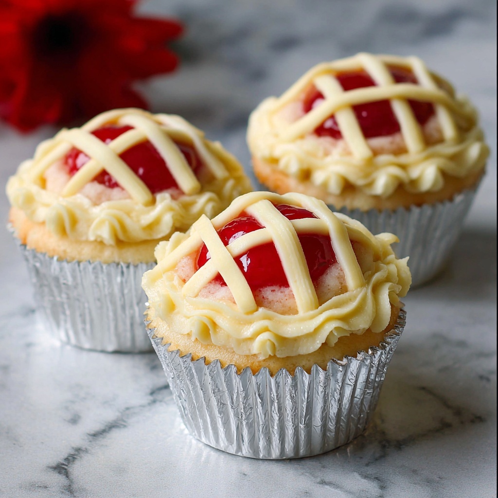 Cherry Pie Cupcakes Recipe - Recipe Image