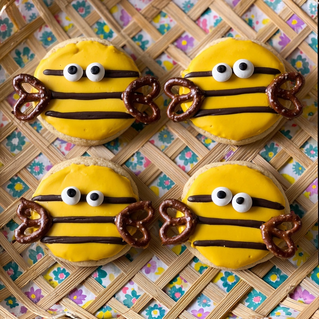 Easy Bumble Bee Cookies Recipe - Recipe Image