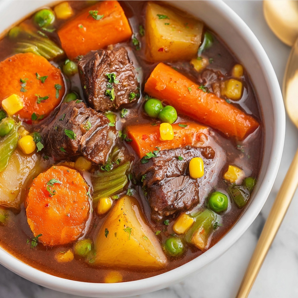 Vegetable Beef Soup Recipe - Recipe Image