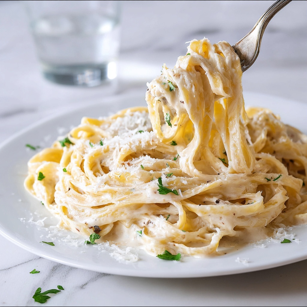 Creamy Alfredo Sauce for Fettuccine Recipe - Recipe Image