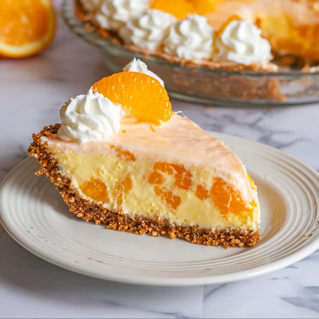 Orange Creamsicle Pie Recipe - Recipe Image