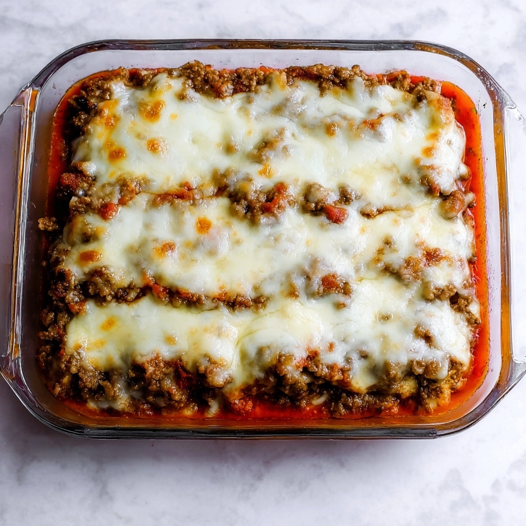 Irresistibly Hearty Ground Beef Zucchini Casserole Delight Recipe - Recipe Image