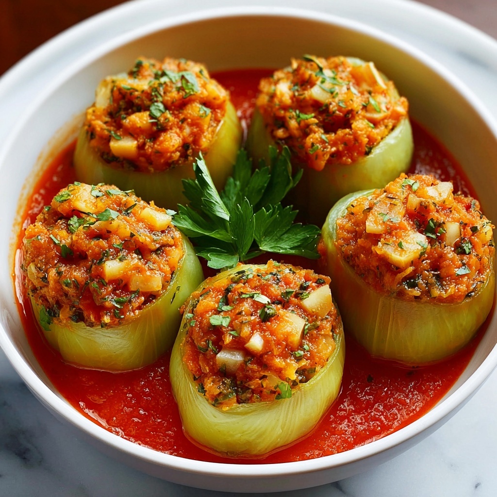 Irresistibly Delicious Lentil and Rice Stuffed Cabbage Rolls Recipe - Recipe Image