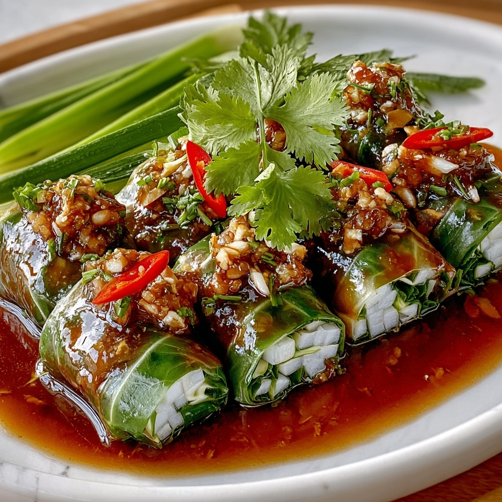Savory Thai Basil Beef Rolls: Quick, Juicy & Irresistible Recipe - Recipe Image