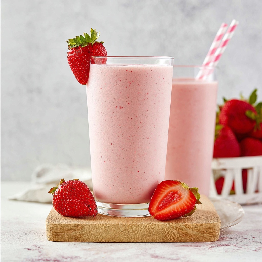 Strawberry Yogurt Smoothie Recipe - Recipe Image