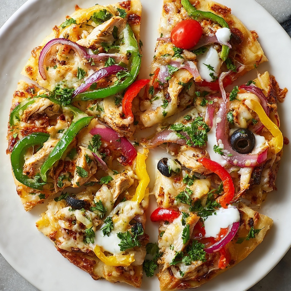 Cajun Chicken Flatbread Recipe - Recipe Image