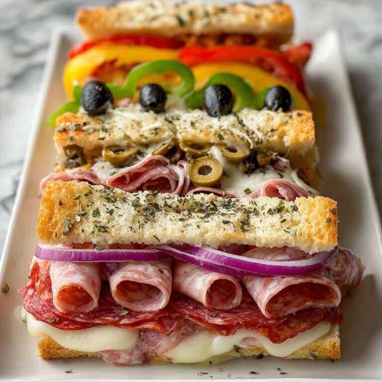 Baked Italian Grinder Sandwiches Recipe