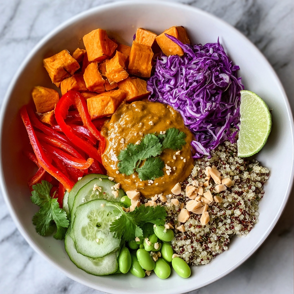 Thai Peanut Sweet Potato Buddha Bowl Recipe - Recipe Image