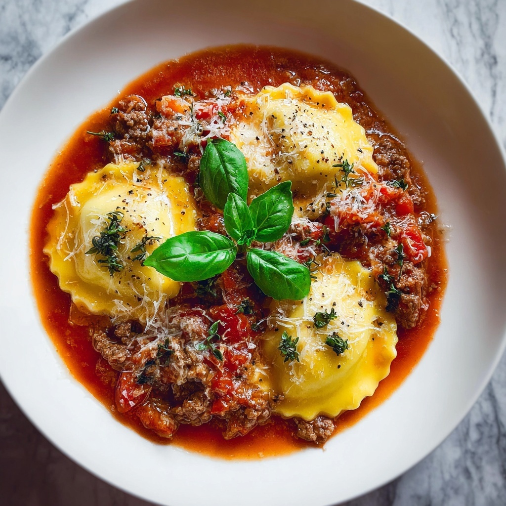 Savory Italian Baked Lasagna Soup Recipe - Recipe Image