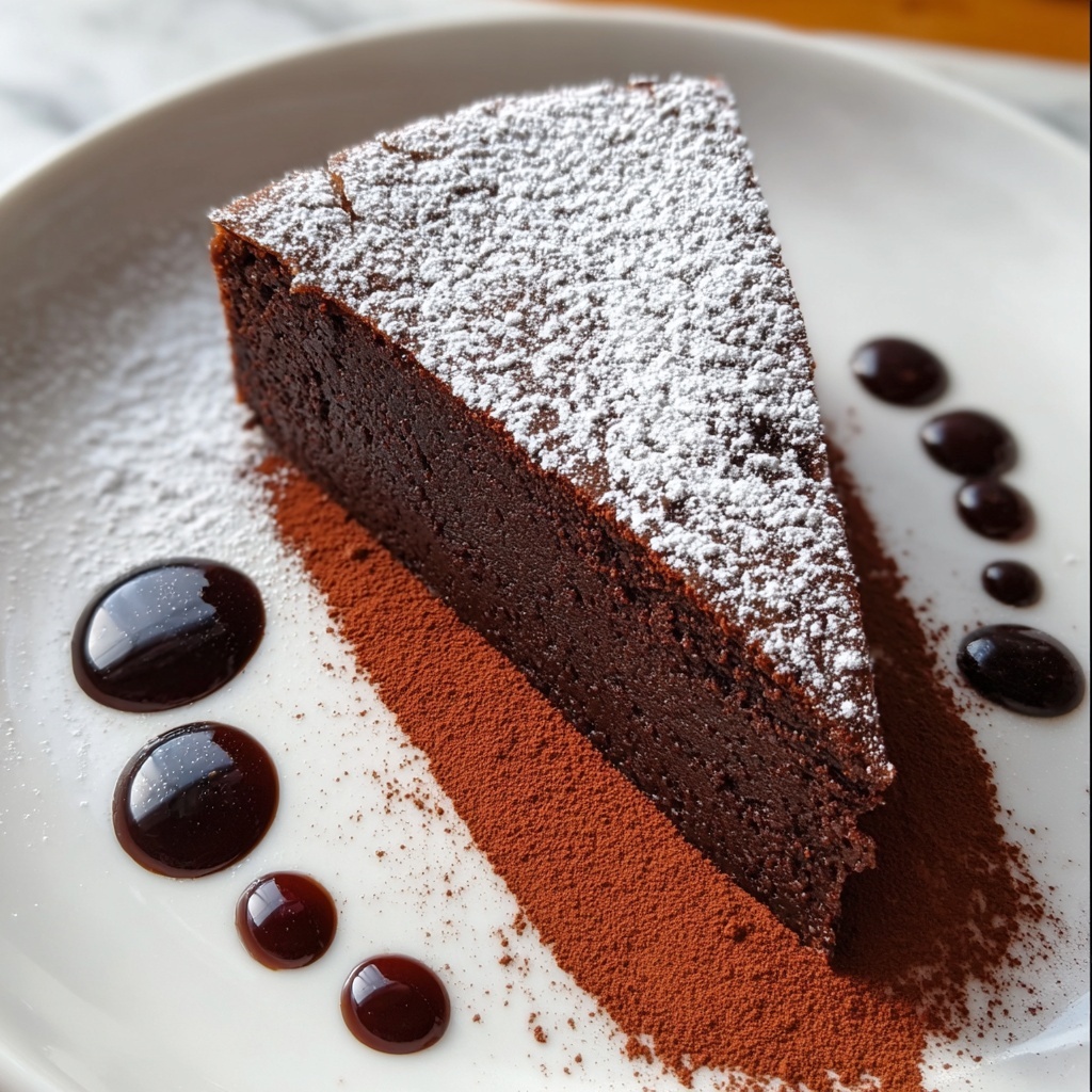 Chocolate Flourless Cake Recipe - Recipe Image