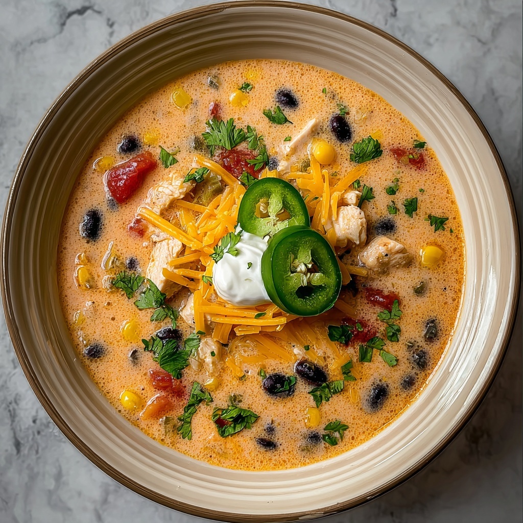 Creamy Chicken Taco Soup Recipe - Recipe Image