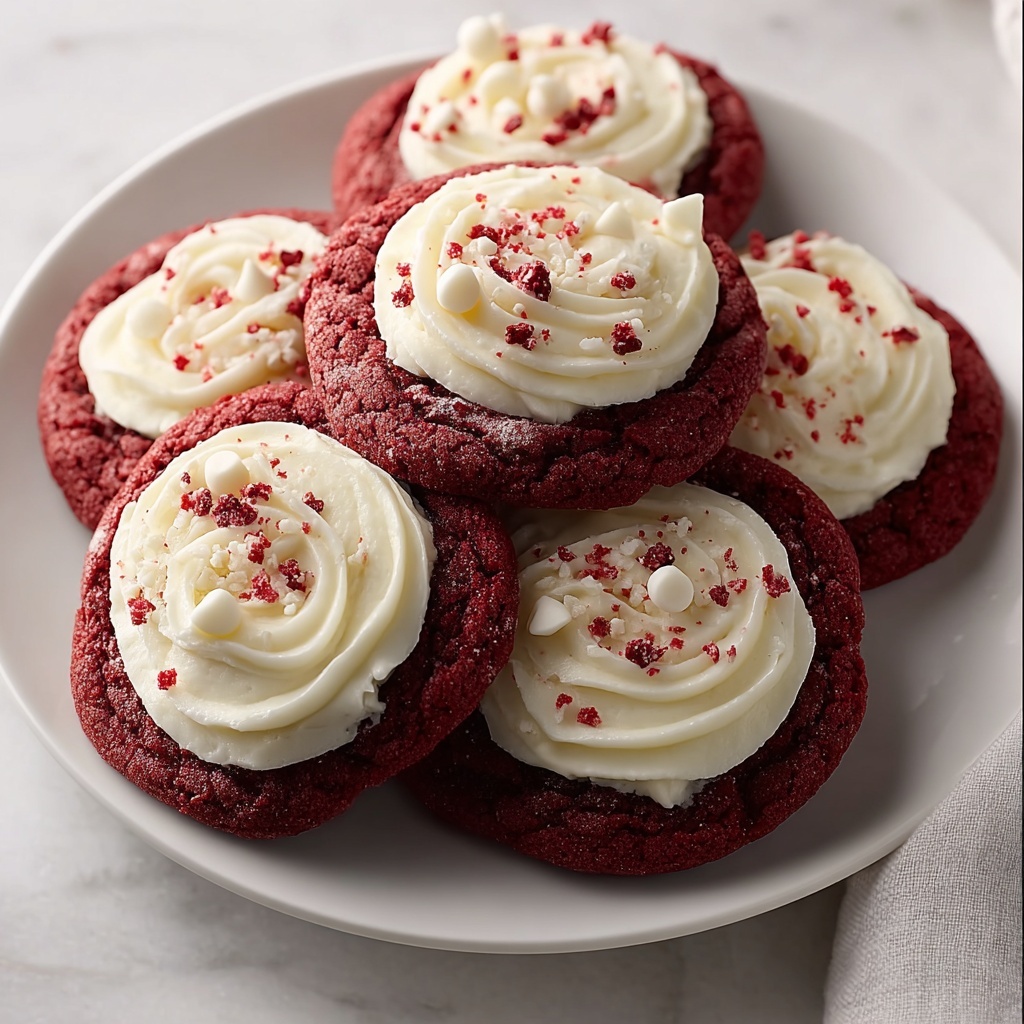 Crumbl Red Velvet Cupcake Cookies Recipe - Recipe Image