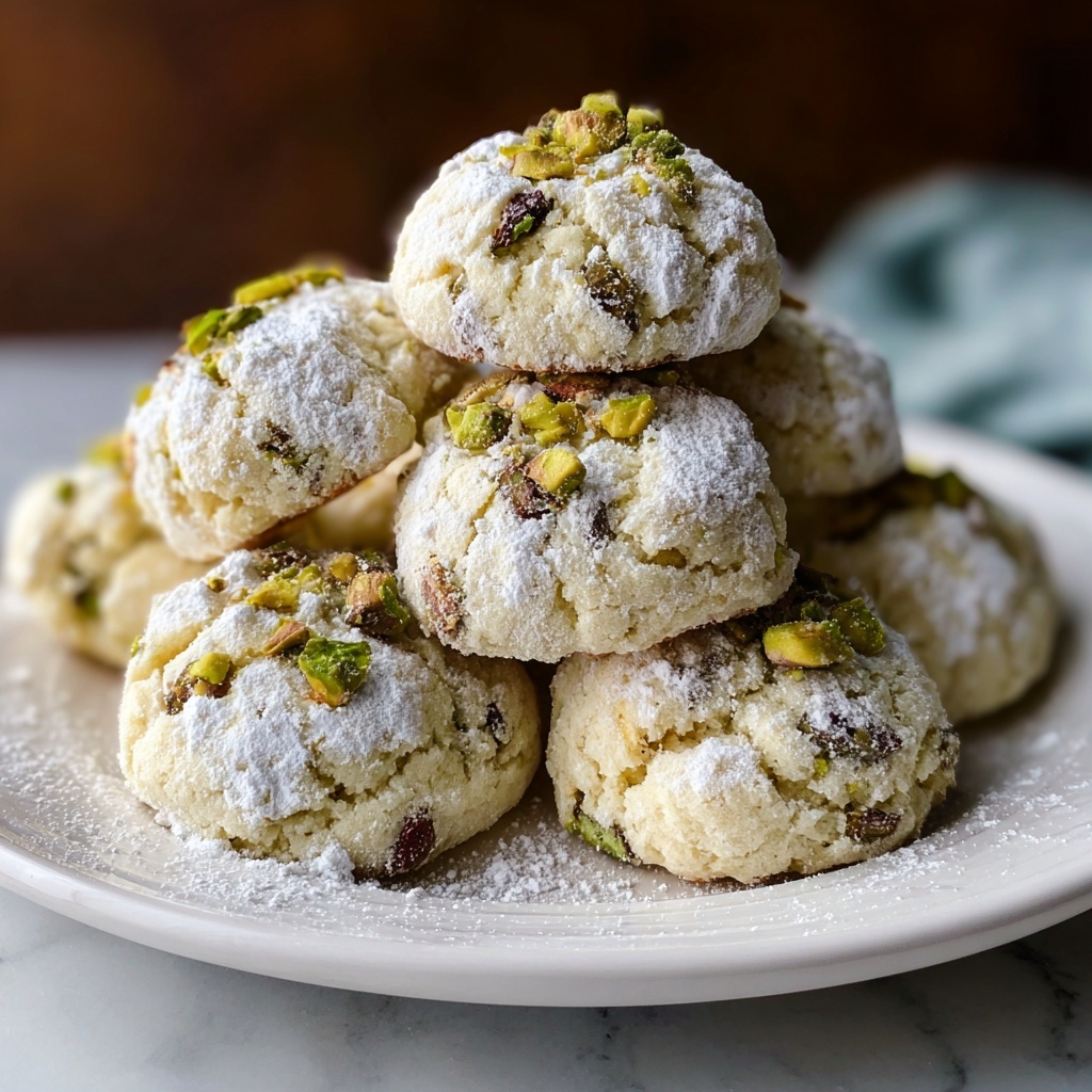 Pistachio Wedding Cookies Recipe - Recipe Image