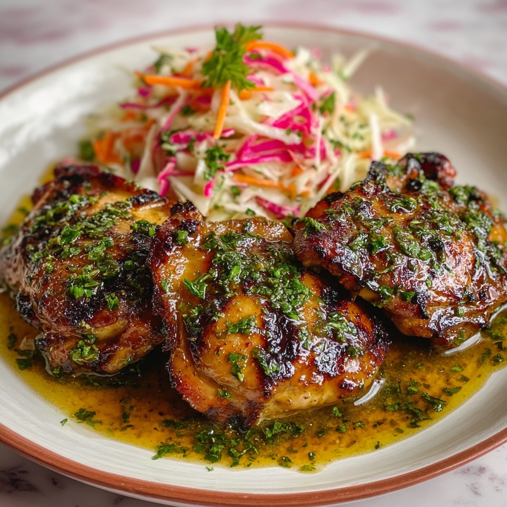 Sticky Apple Cider Chicken with Crisp Autumn Slaw Recipe - Recipe Image
