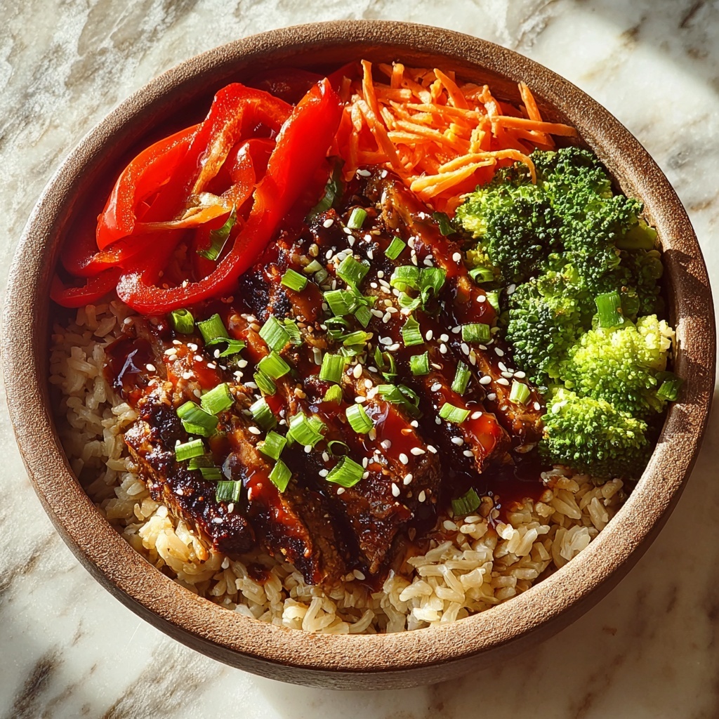Healthy Sticky Chicken Bowls Recipe - Recipe Image