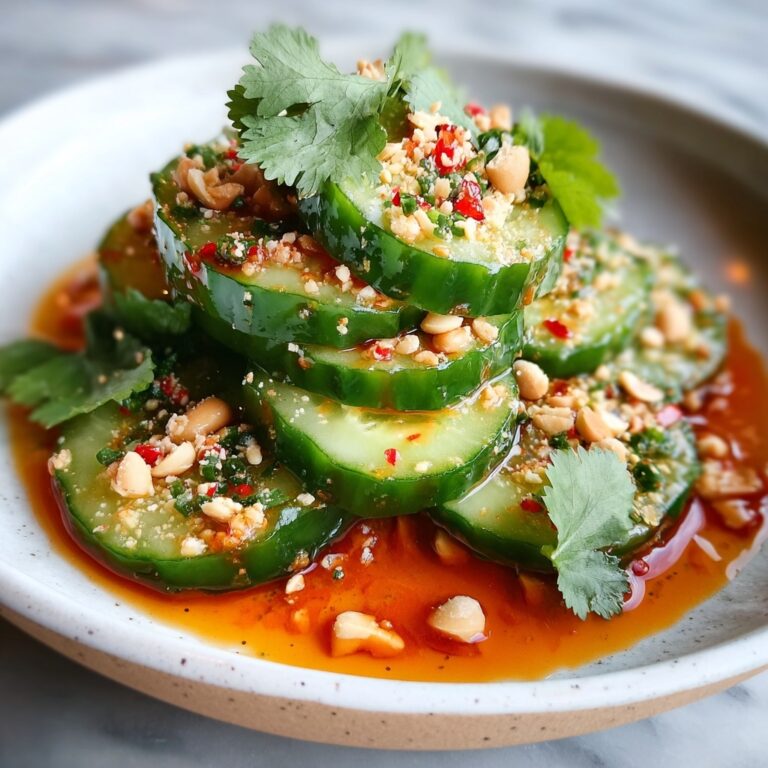 Spicy Peanut Cucumber Recipe