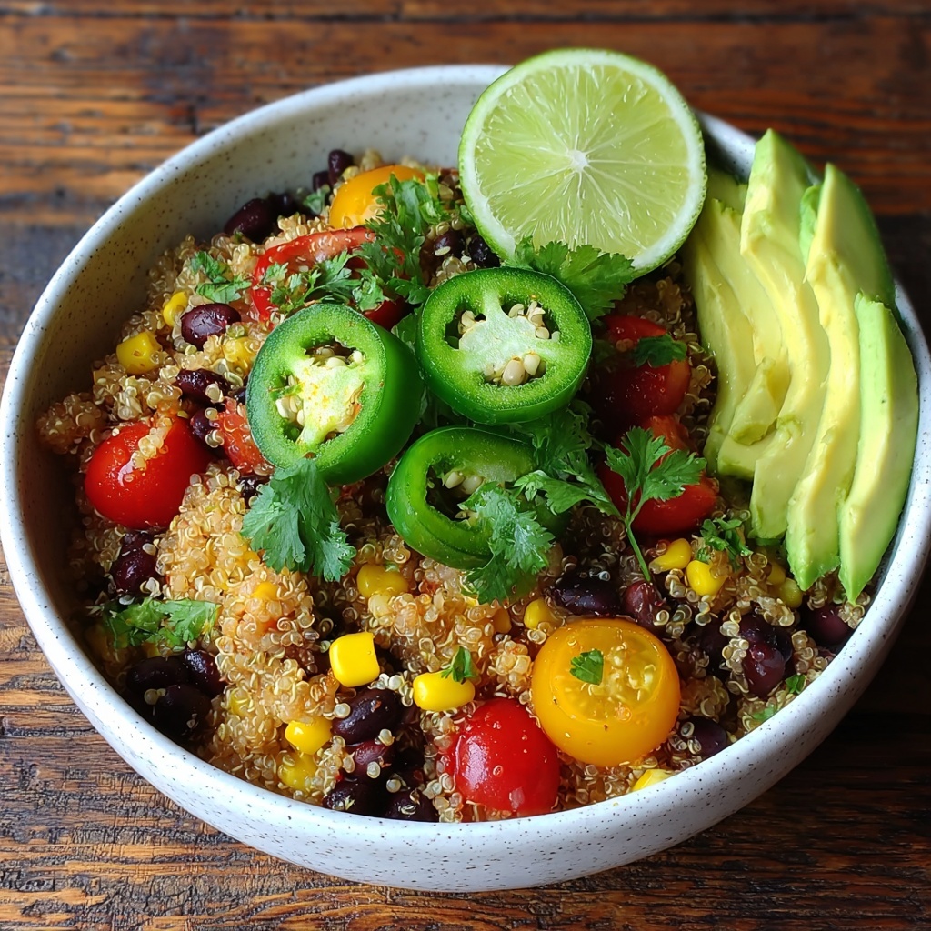 Vibrant Tex Mex Quinoa Salad Recipe - Recipe Image