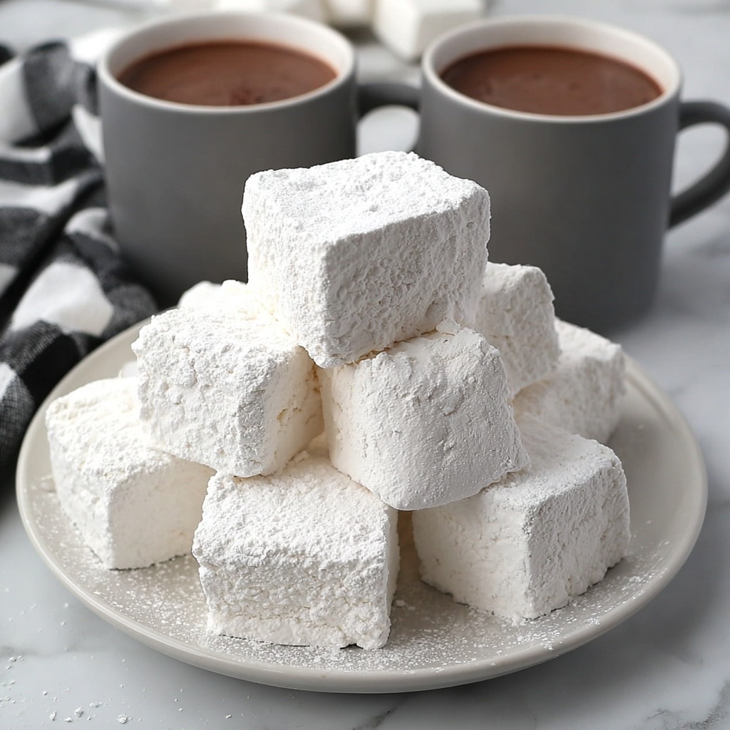 Easy Homemade Marshmallows Recipe - Recipe Image
