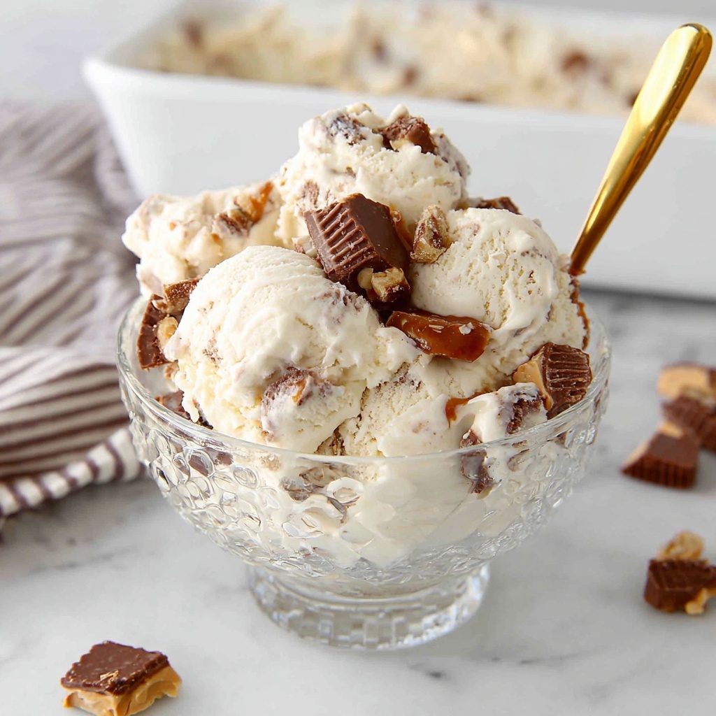 No-Churn Moose Tracks Ice Cream Recipe - Recipe Image