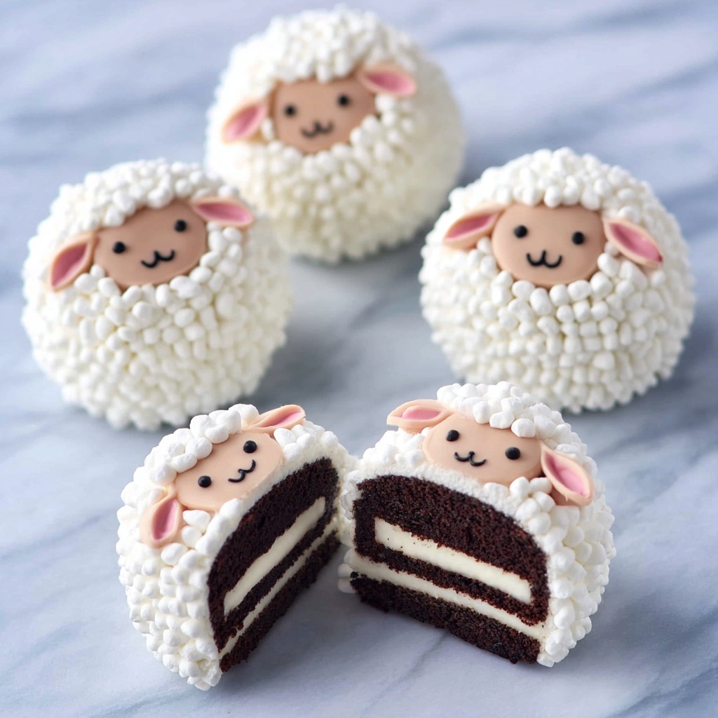 Oreo Sheep Cookies Recipe - Recipe Image