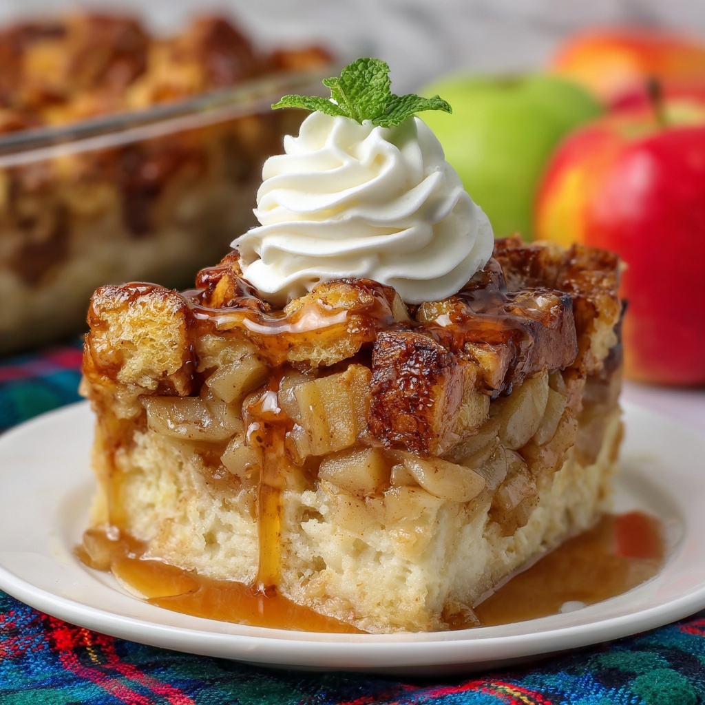 Apple Bread Pudding with Fresh Gala Apples and Warm Spices Recipe - Recipe Image