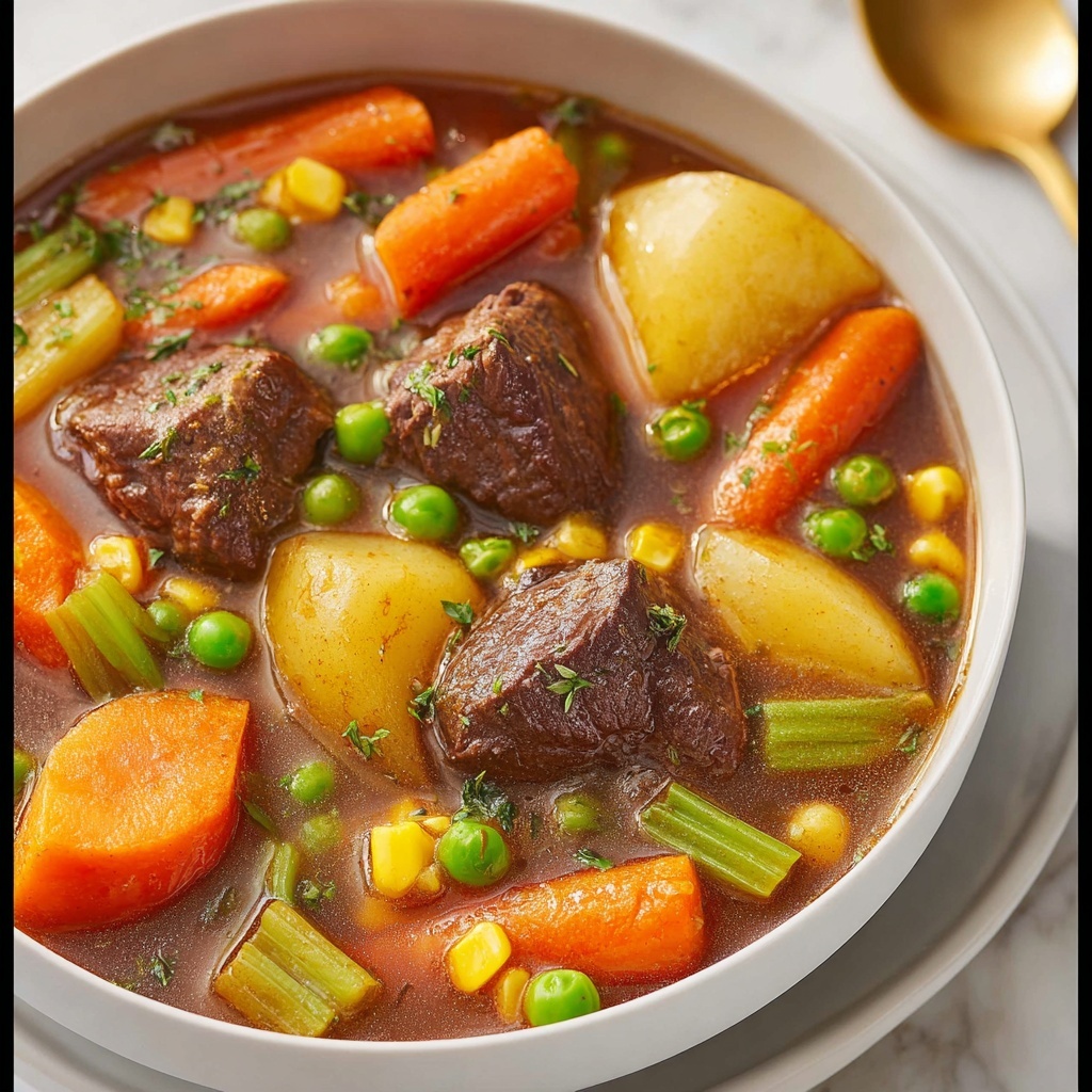 Vegetable Beef Soup Recipe - Recipe Image