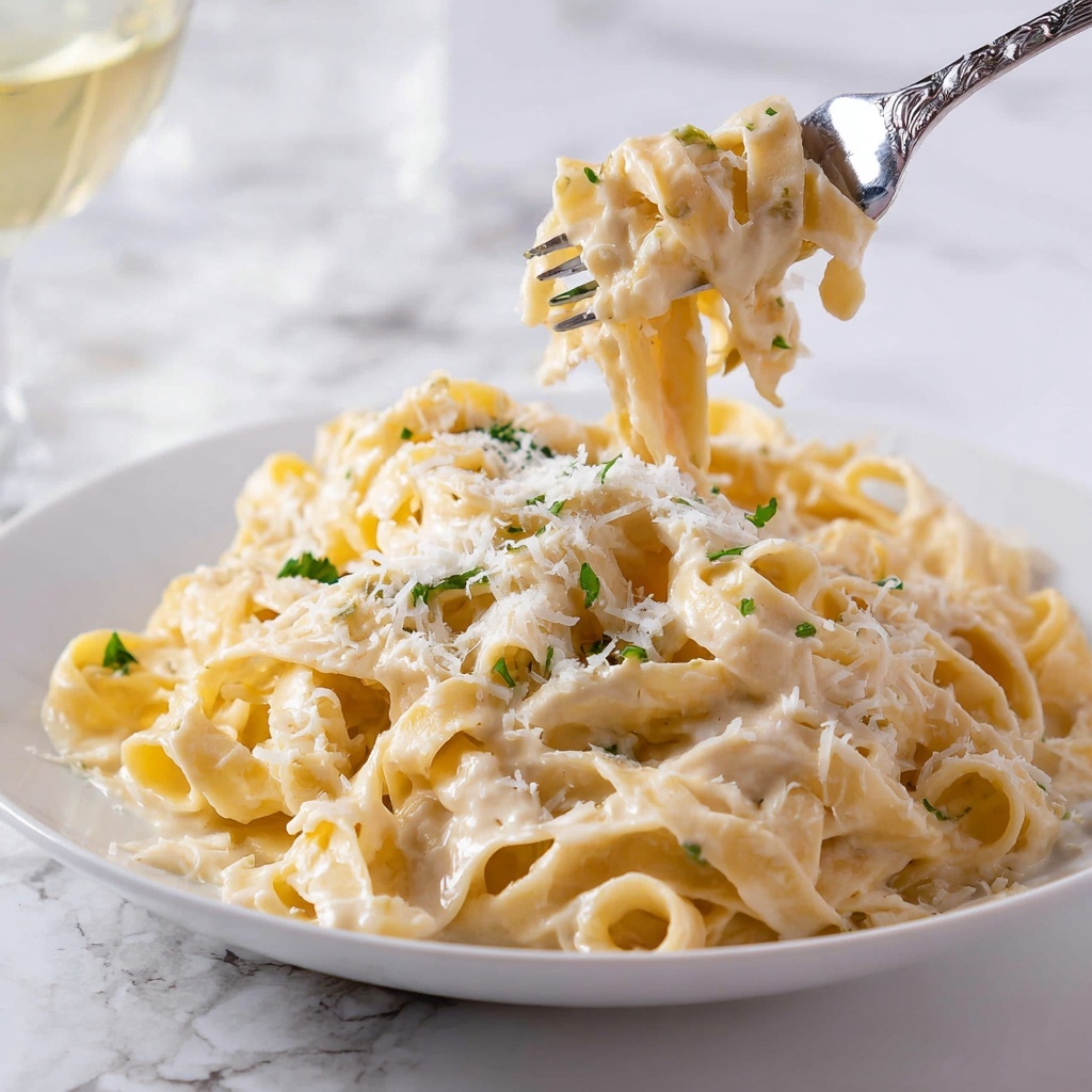 Creamy Alfredo Sauce for Fettuccine Recipe - Recipe Image