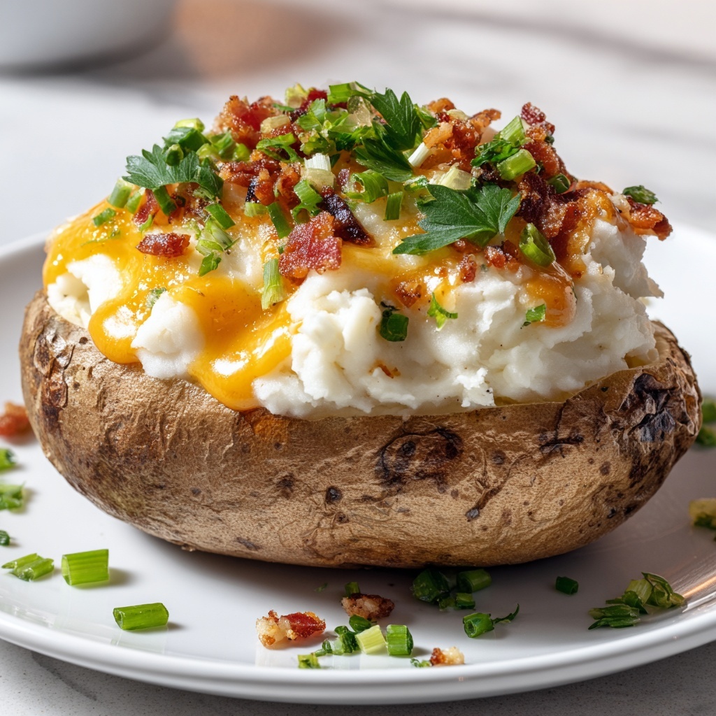 Twice Cooked Garlic Parmesan Potatoes Recipe - Recipe Image