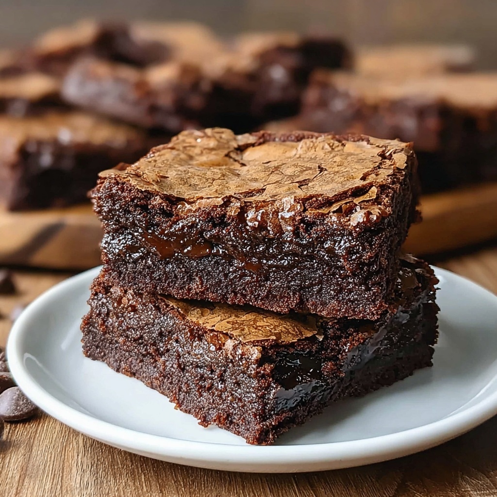 Indulgent Espresso Brownies: Fudgy Delight That Impresses Recipe - Recipe Image