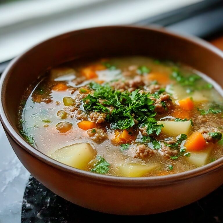 Heartwarming Ground Turkey Soup for Cozy Nights Recipe