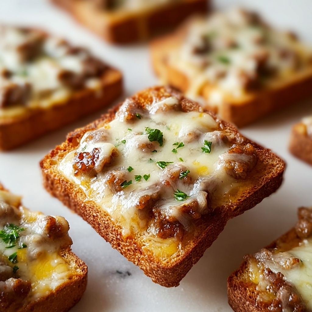 Irresistibly Cheesy Hanky Panky Appetizers Recipe - Recipe Image