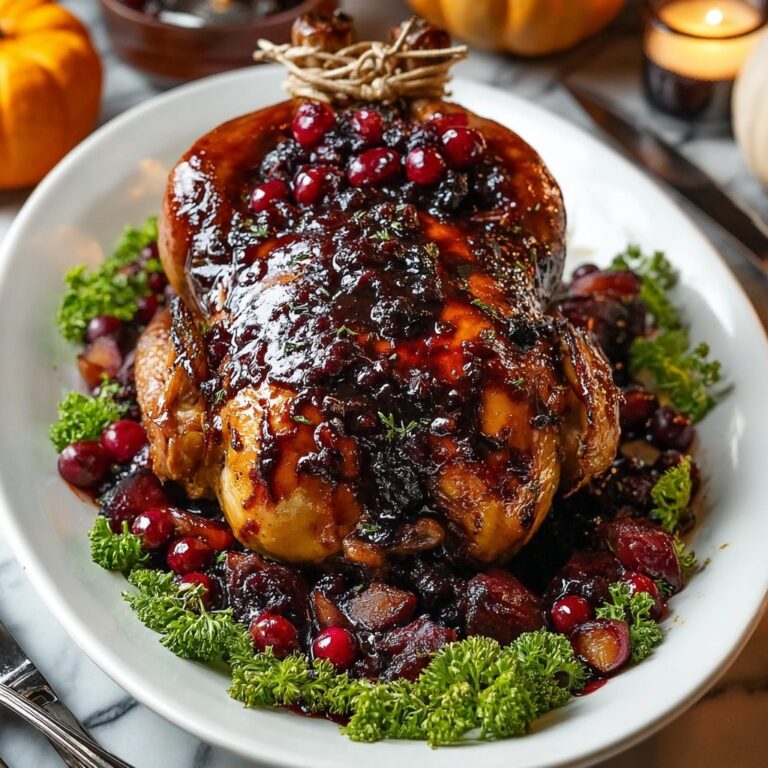 Irresistibly Tasty Cranberry Maple Roast Chicken Recipe