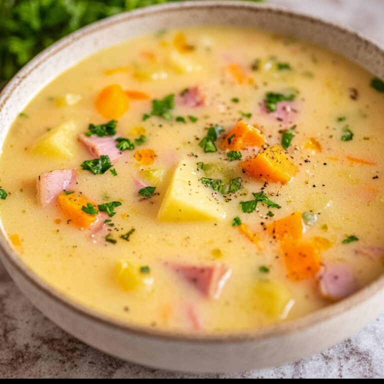 Creamy Ham and Potato Soup Recipe