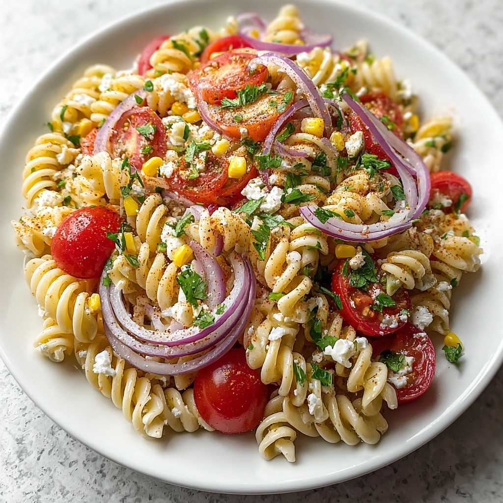 Street Corn Pasta Salad Recipe - Recipe Image