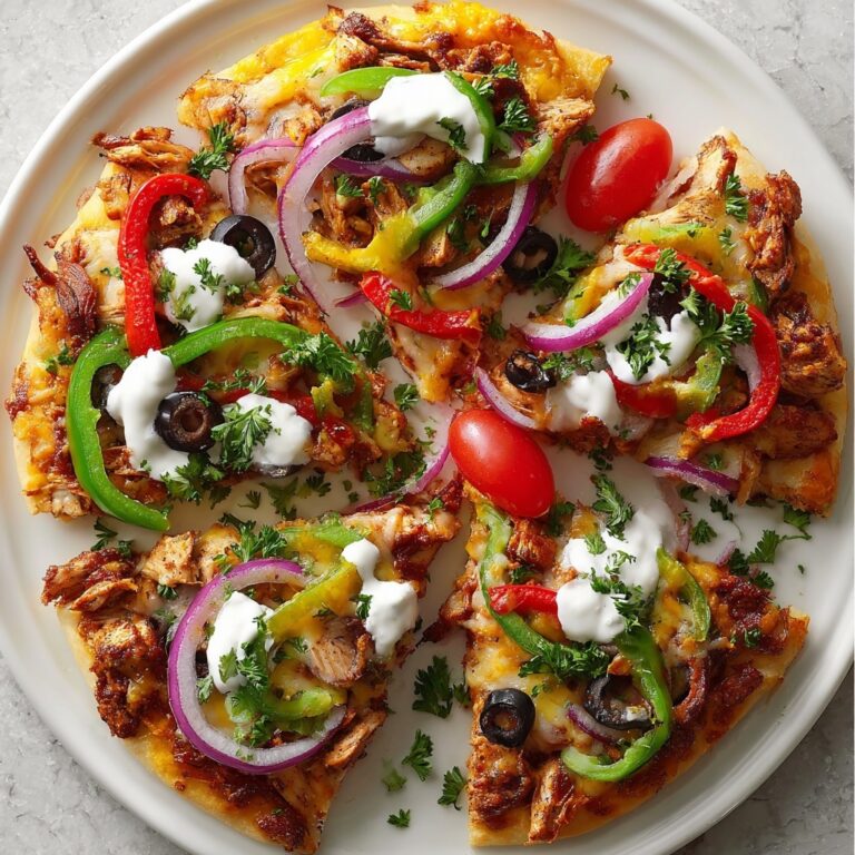 Cajun Chicken Flatbread Recipe