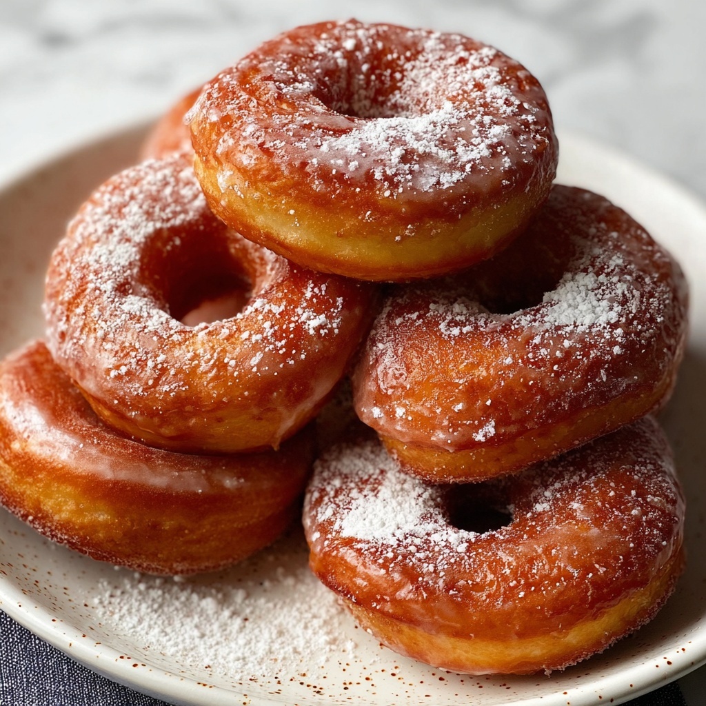 Warm Baked Vanilla Donuts Recipe - Recipe Image