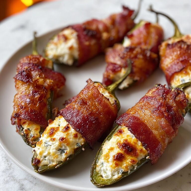 Bacon Wrapped Jalapeño Poppers Recipe